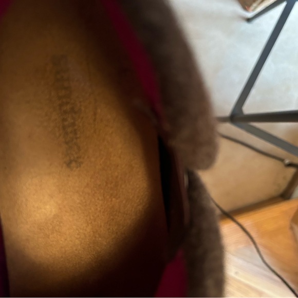 SUNDANCE slippers Hot Pink wool ankle slip ons. Sz 9 to 9.5. - Picture 6 of 6